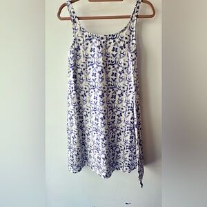 Taylor Tillman Blythe Indigo Botanica Dress, Small | 0371